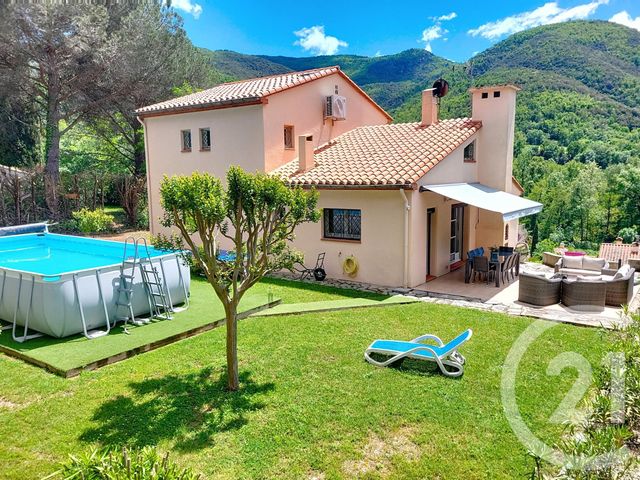maison à vendre - 4 pièces - 140.75 m2 - ARLES SUR TECH - 66 - LANGUEDOC-ROUSSILLON - Century 21 Agence Des Cerisiers